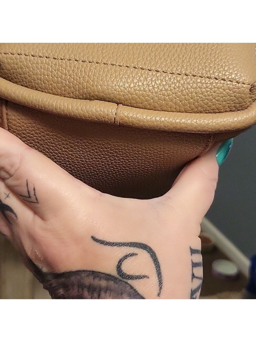 Tan Leather Handbag - Picture 3 of 6